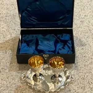 Goblets tray and case